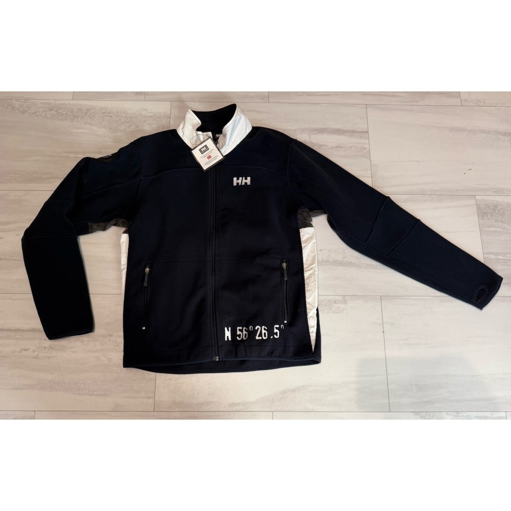 Helly Hansen Authentic HP Fleece Mens JACKET NAVY Marine Mens XL NWT